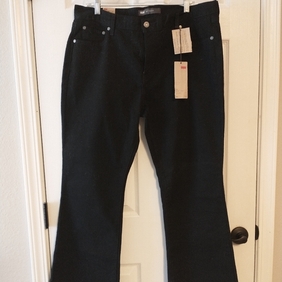 Levi's Denim - Levi's 515 Mid Rise Black Bootcut Jeans